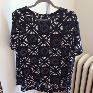 Madewell printed high-low top NWT